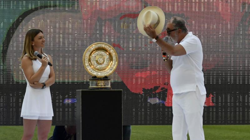Simona Halep, omagiata de peste 20000 de spectatori