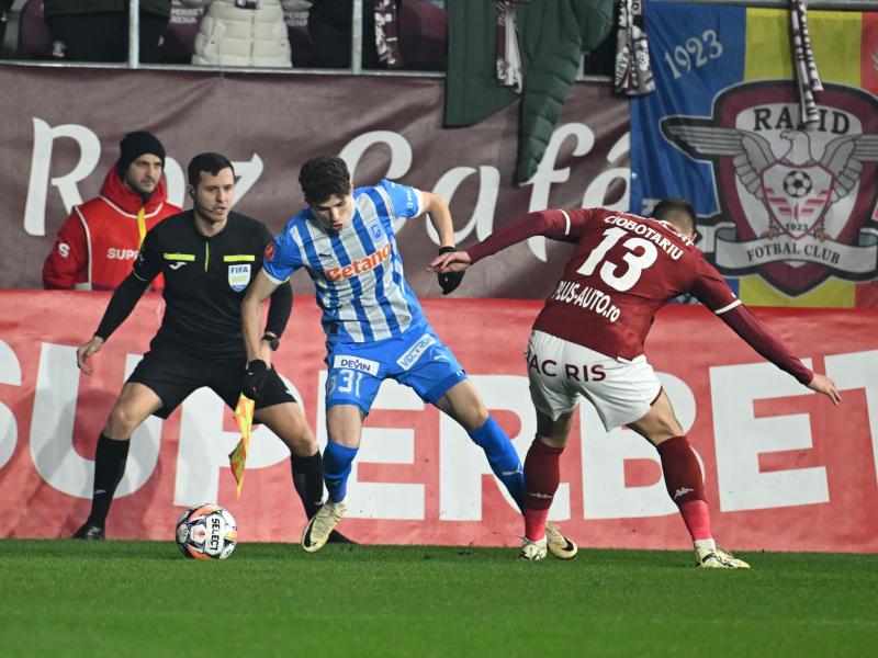 Rapid – Universitatea Craiova 1-0. Giuleștenii continuă startul perfect de an