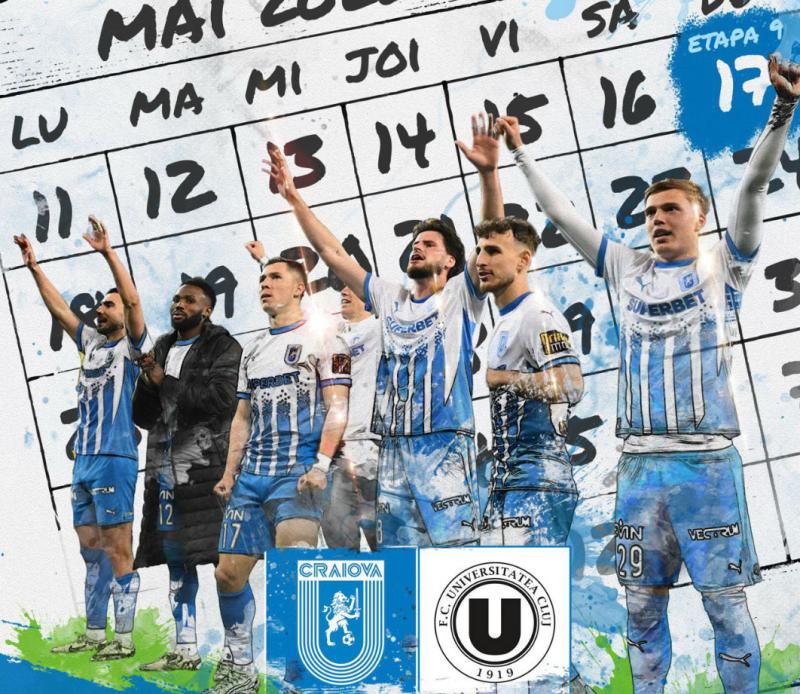 Programul etapei a 9-a din Liga 1 cu derby-ul Universitatea Craiova vs. U Cluj cap de afiș
