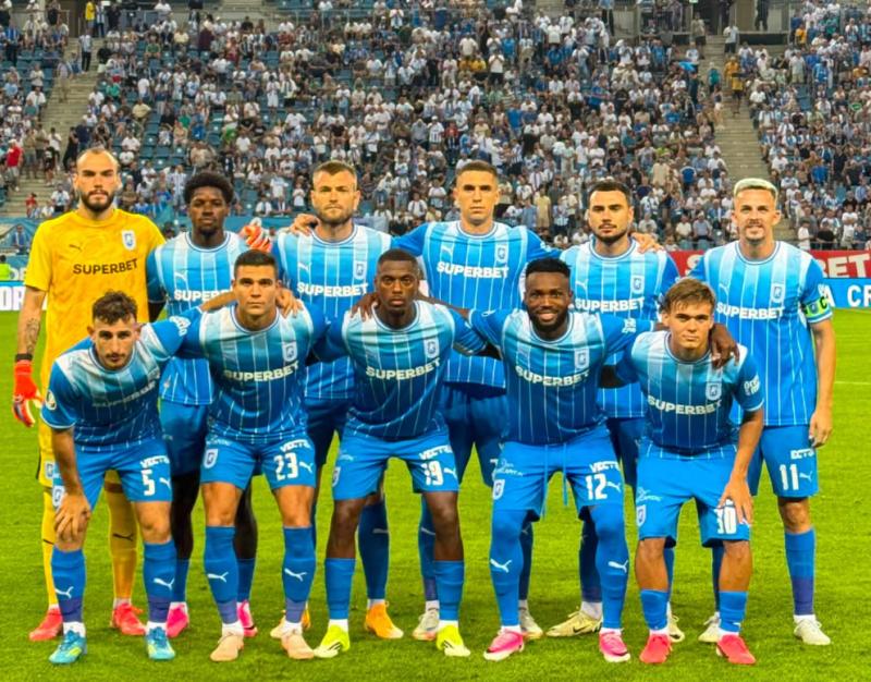 Universitatea Craiova – UT Arad 4-0. Știința începe în forță apărarea titlului